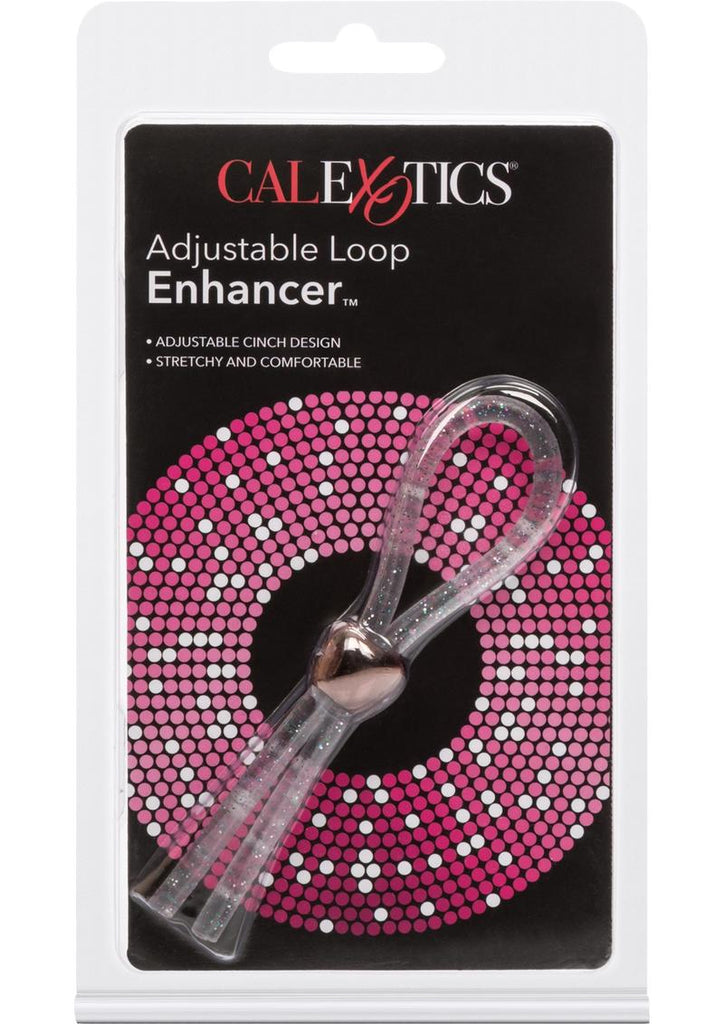 Adjustable Loop Enhancer Cock Ring - Clear