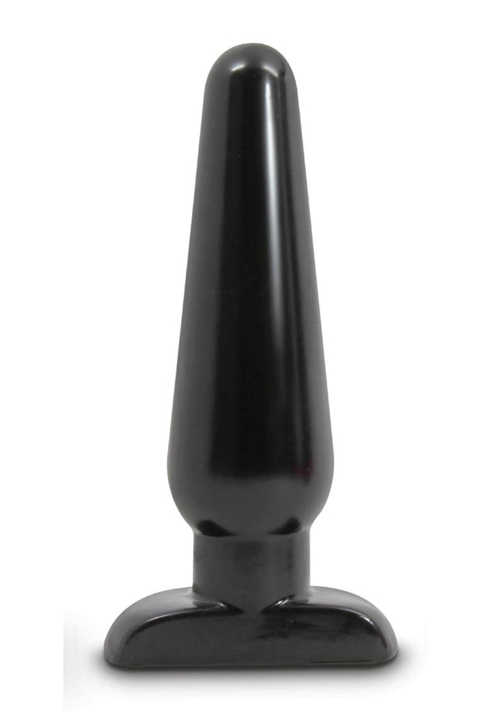 Anal Adventures Basic Anal Plug - Black - Large