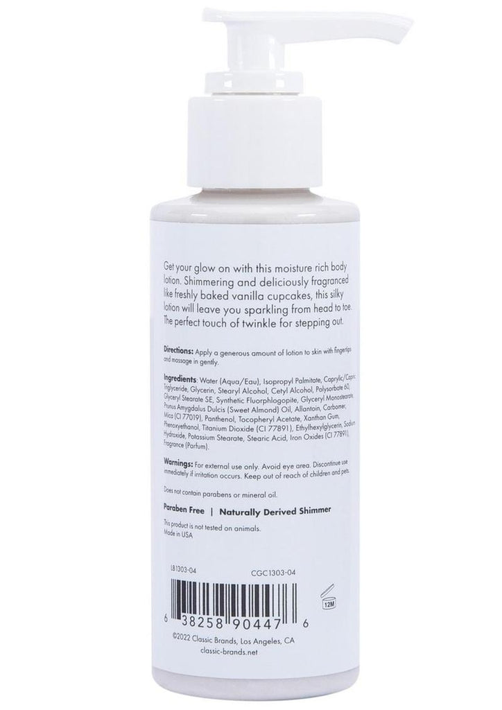 CG Vanilla Cupcake Fragranced Shimmer Lotion - Silver