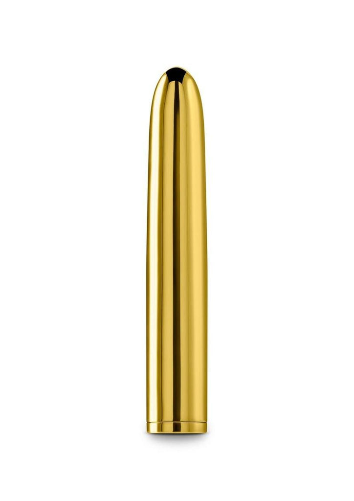 Chroma Classic Rechargeable Vibrator - Gold - 7in