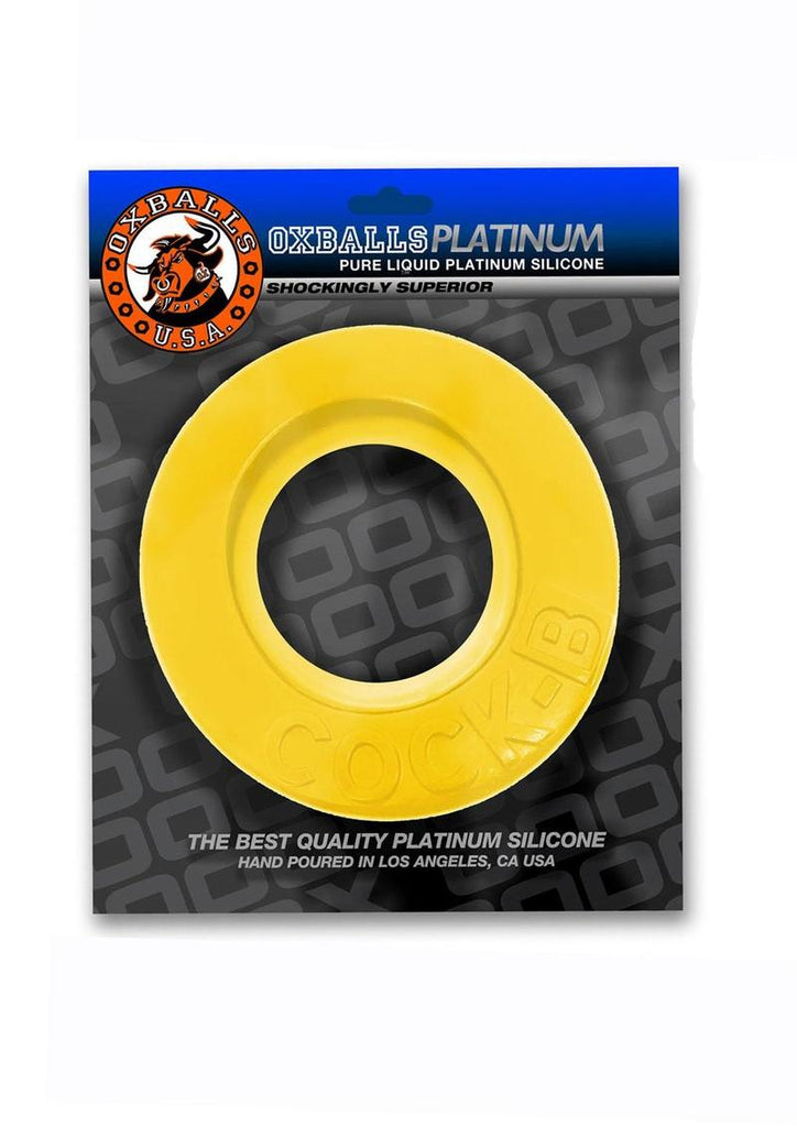 Cock-B Bulge Silicone Cock Ring - Yellow