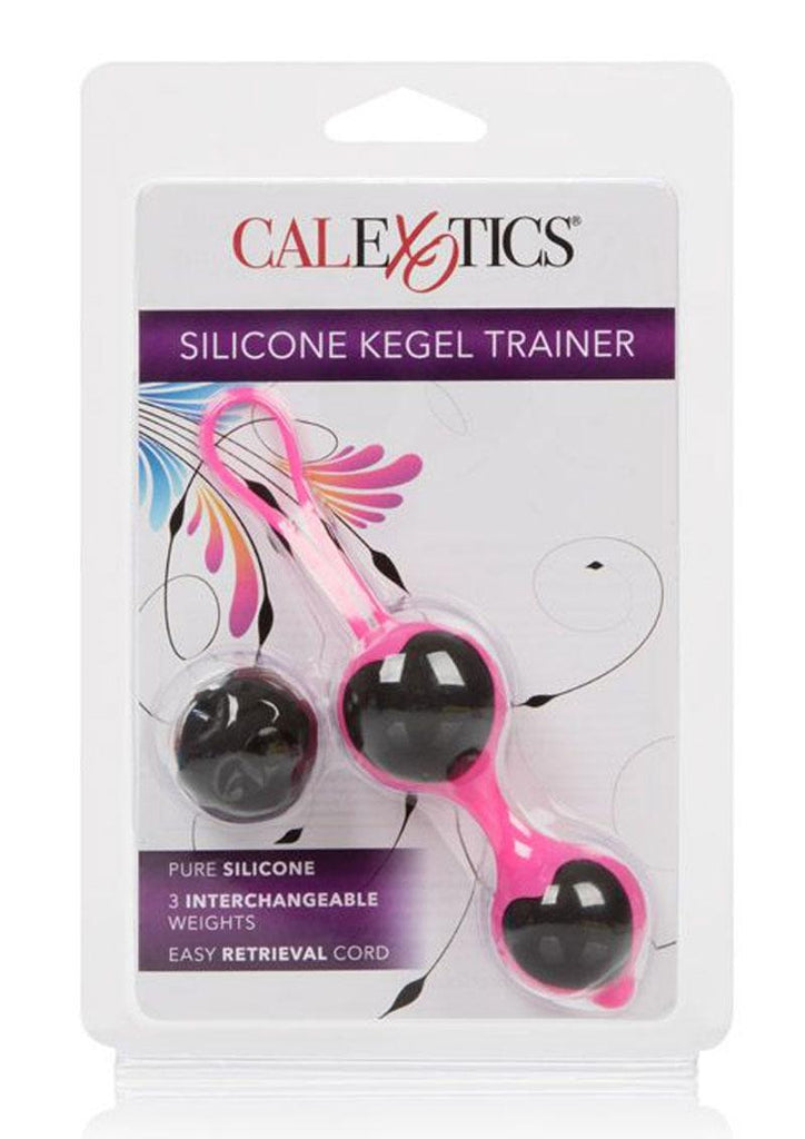 Cocolicious Silicone Trainer Kegel Balls - Black/Pink