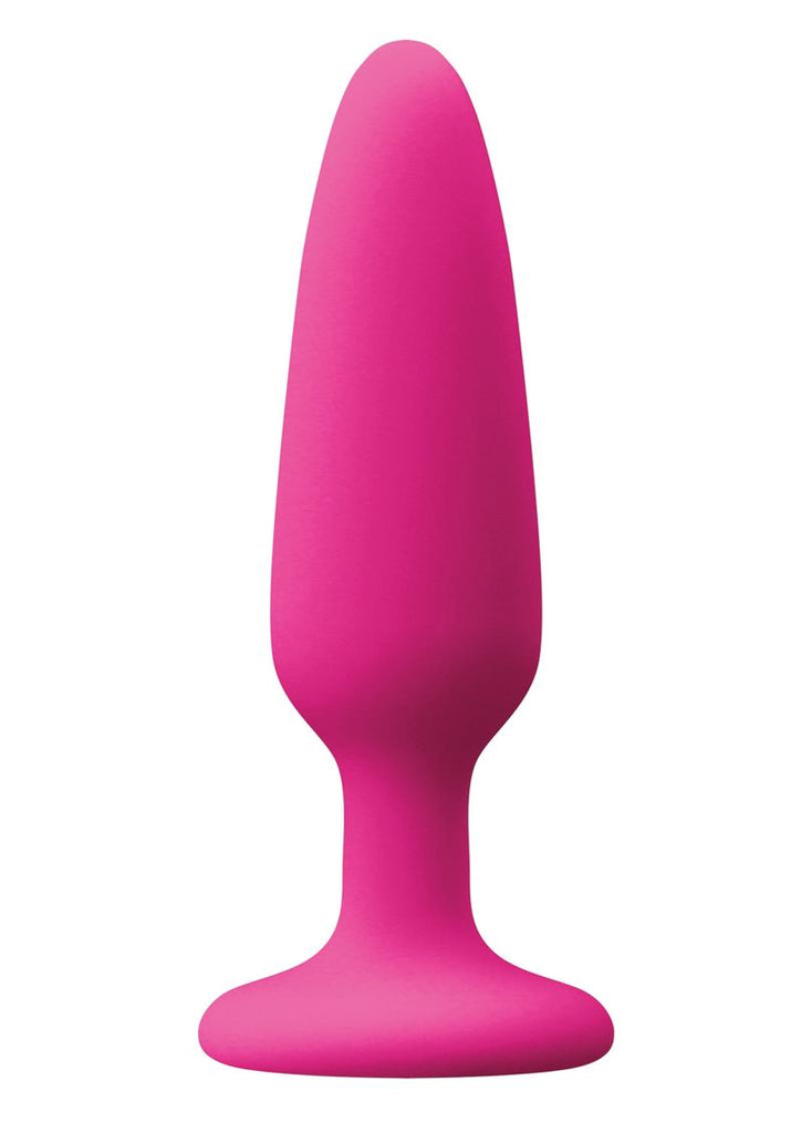 Colours Pleasure Plug Silicone Butt Plug - Pink - Small