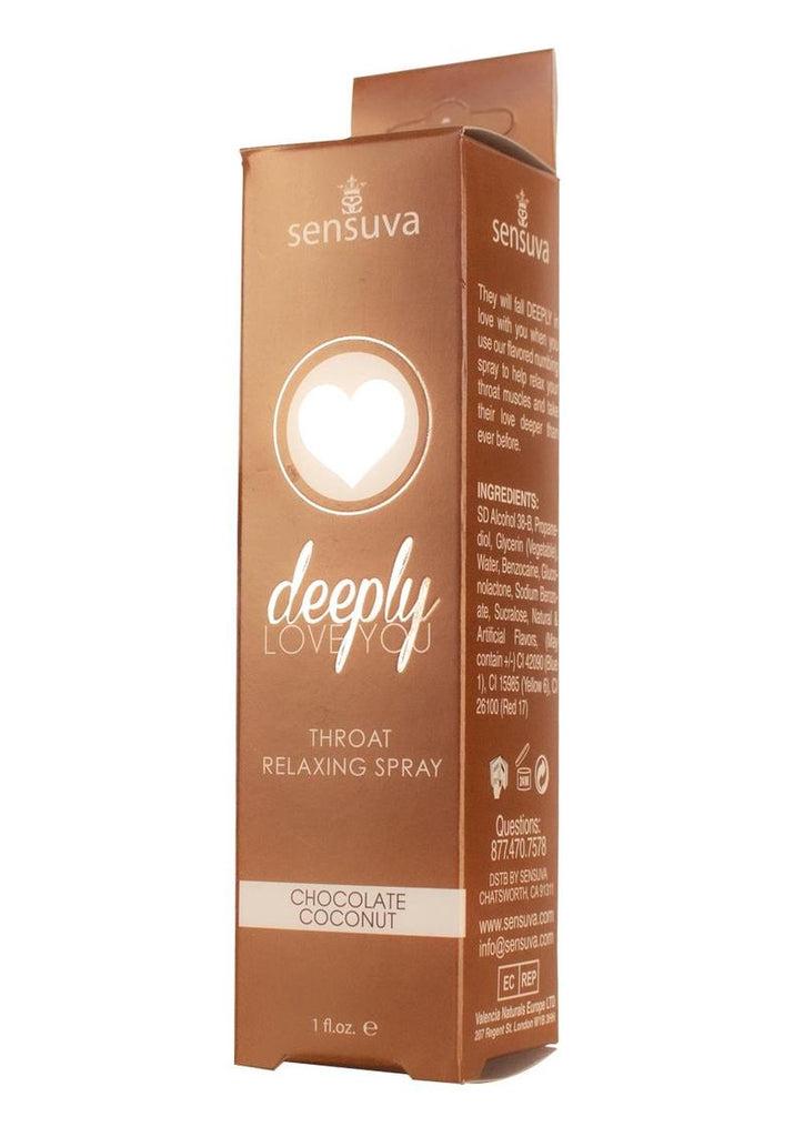 Deeply Love You Throat Relaxing Spray Chocolate Coconut - 1oz