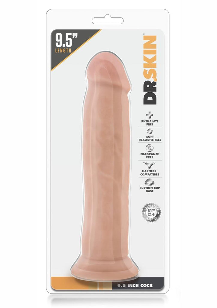 Dr. Skin Dildo - Flesh/Vanilla - 9.5in