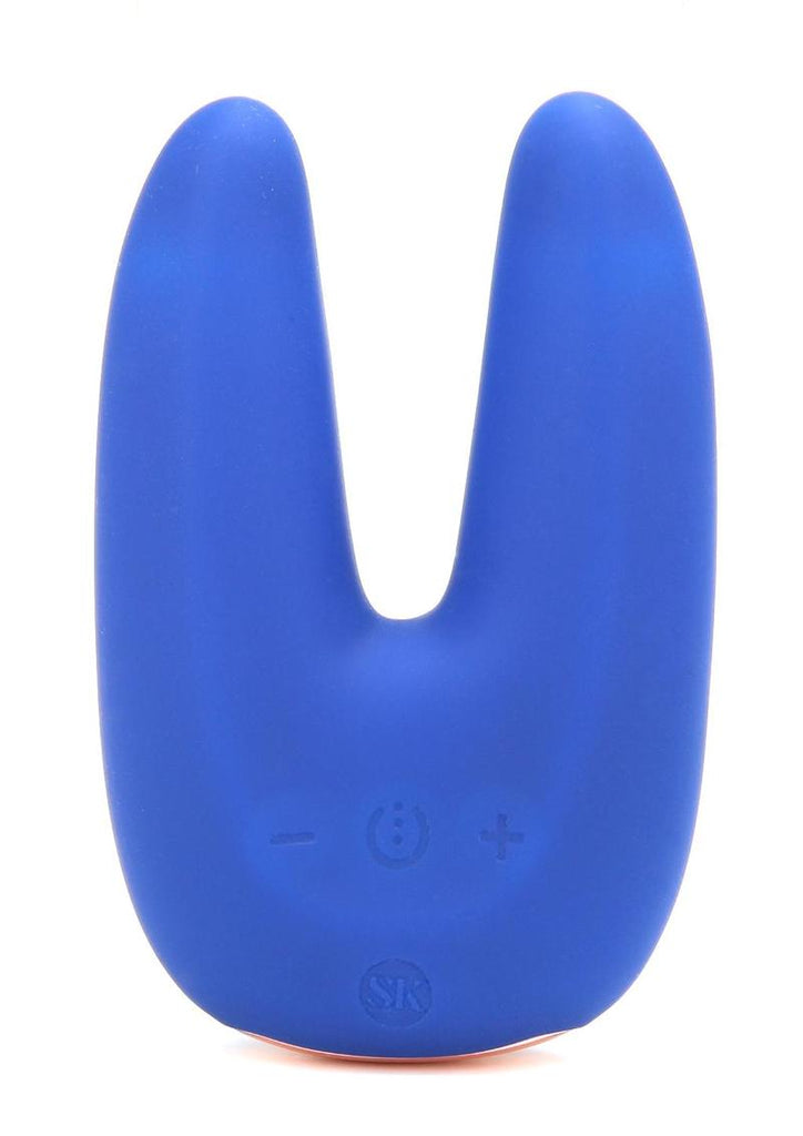 Dual Motor Clitoral Vibrator - Blue