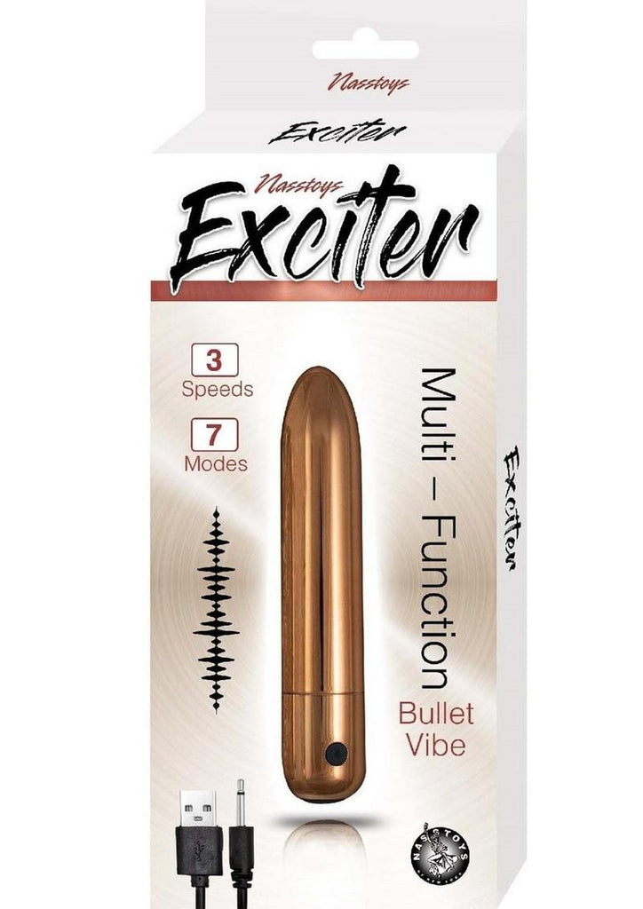 Exciter Multi Function Rechargeable Bullet - Copper/Orange