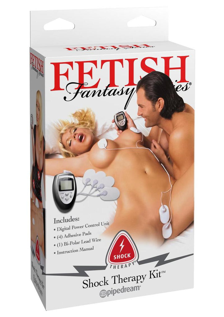 Fetish Fantasy Series Shock Therapy Kit with Remote Control - White