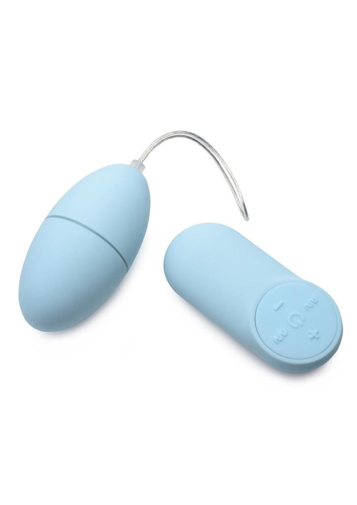 Frisky 28x Vibrating Egg with Remote Control - Blue