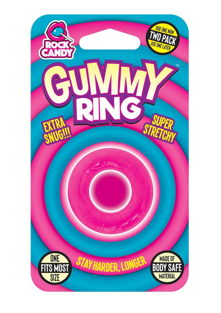 Gummy Cock Ring - Pink