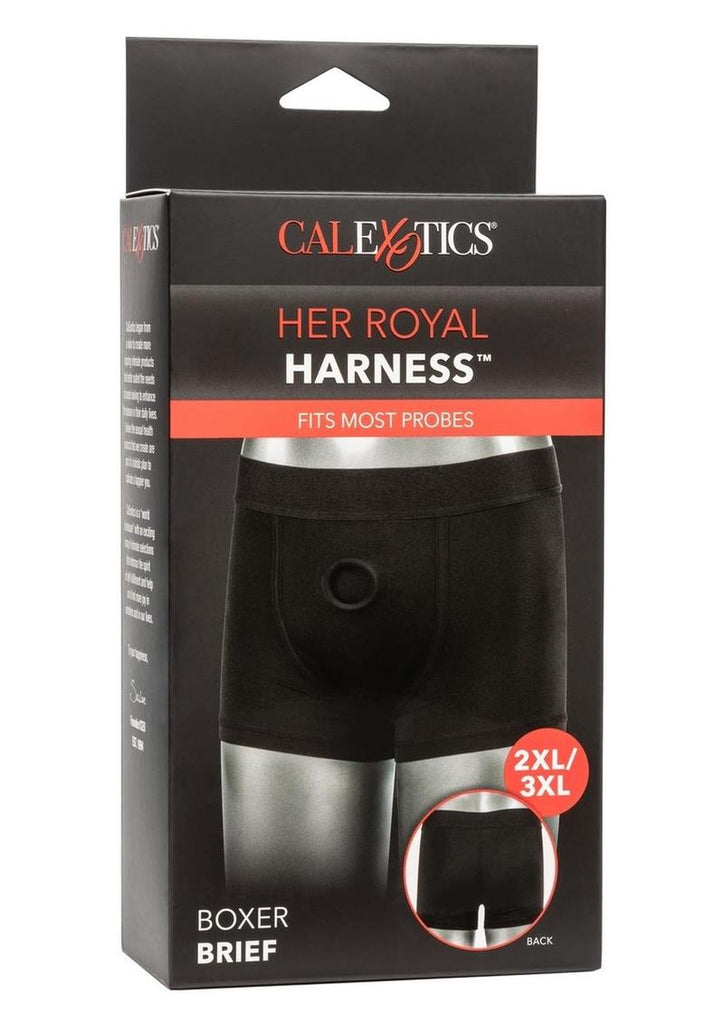 Her Royal Harness Boxer Brief - Black - 3XLarge/XXLarge