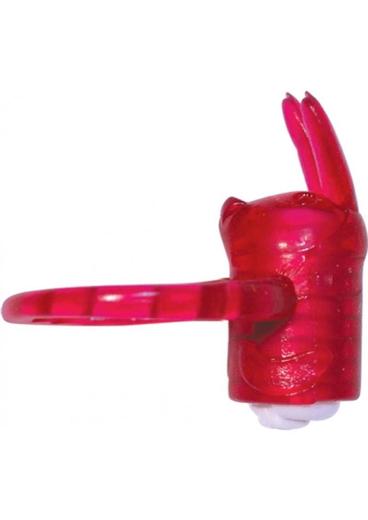 Horny Honey Bunny Vibro Cock Ring - Magenta/Pink