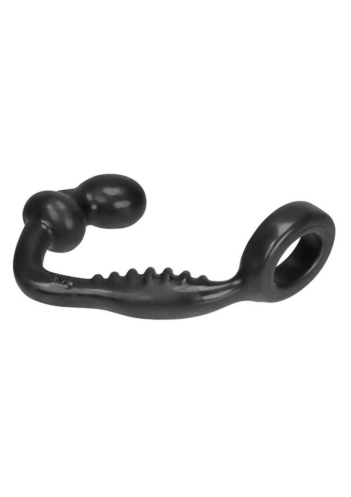 Hunkyjunk Ripple Silicone Textured Asslock - Black