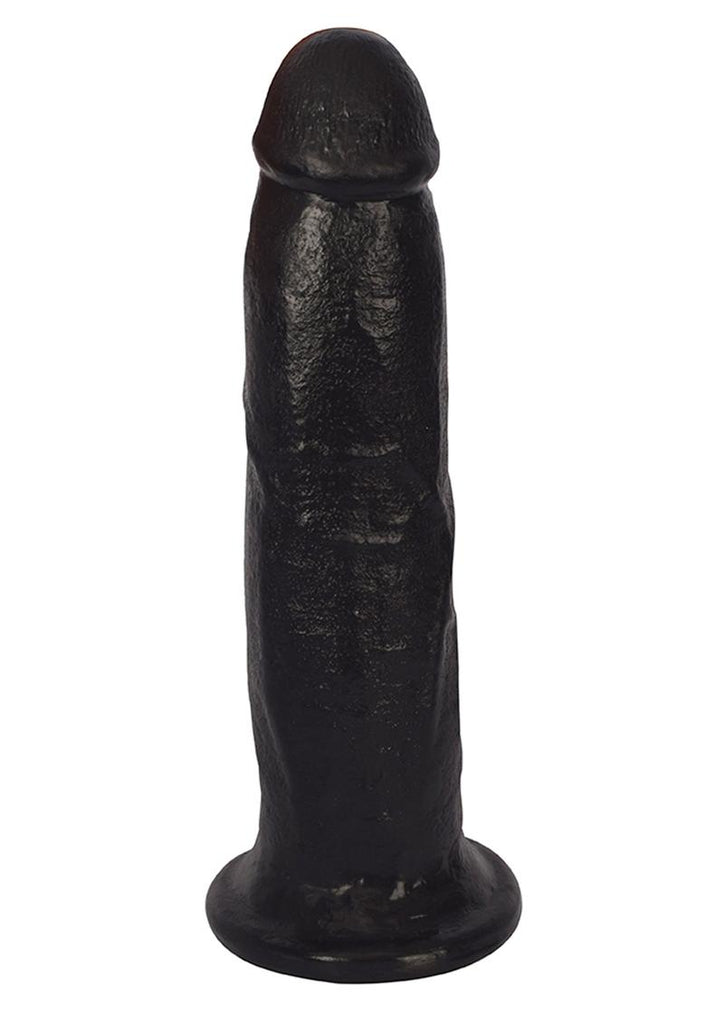 Jock Realistic Dildo - Black - 8in