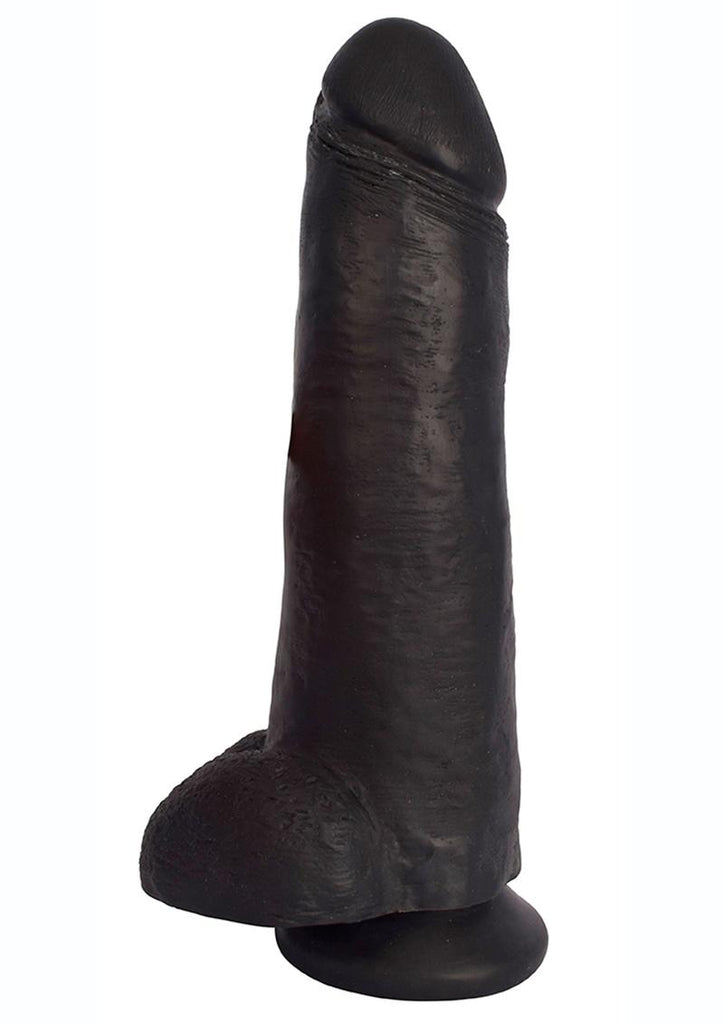 Jock Realistic Dong with Balls - Black - 12in