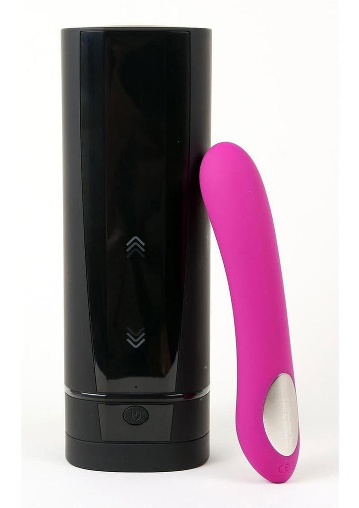 Kiiroo Onyx+ and Pearl2 Couple Set Masturbator and Vibrator - Purple