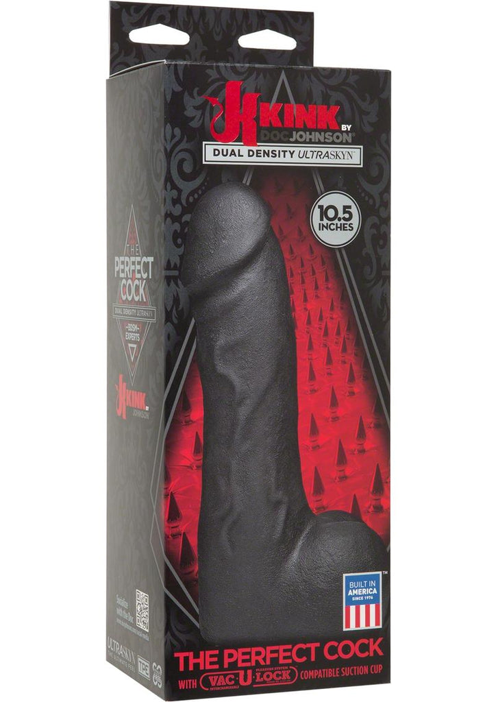 Kink The Perfect Cock Dildo - Black - 10.5in