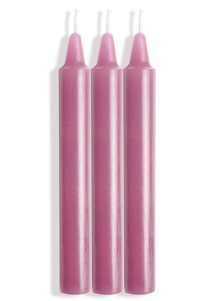 Lacire Drip Pillar Candles - Purple