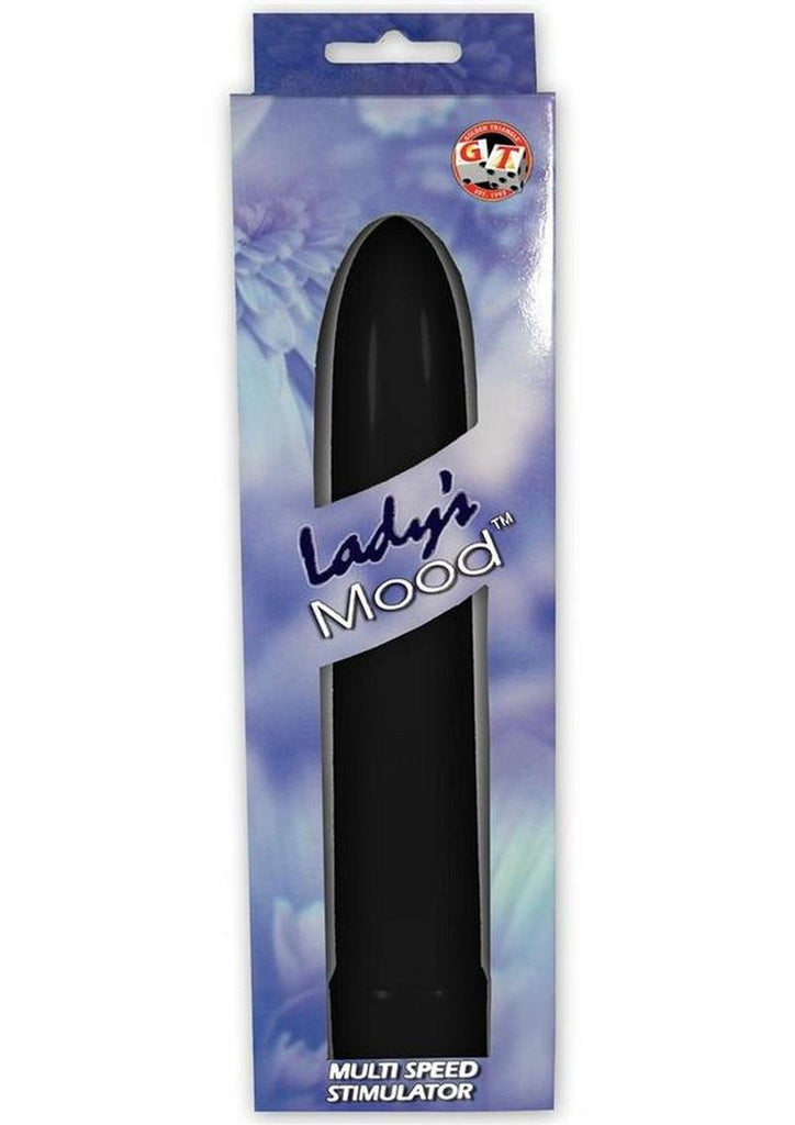 Lady's Mood Plastic Vibrator - Black