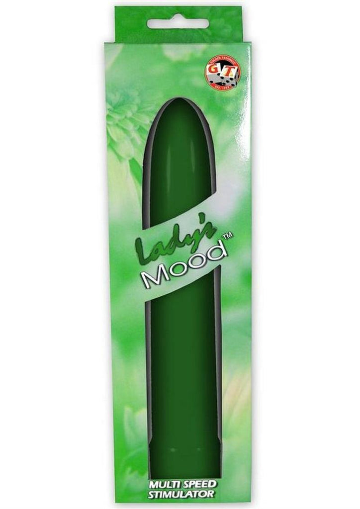 Lady's Mood Plastic Vibrator - Green
