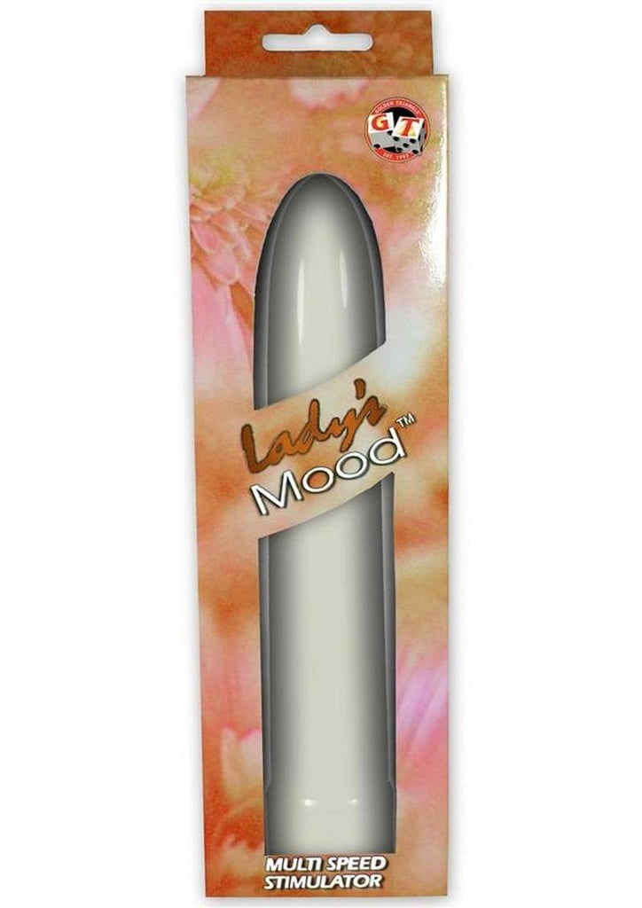 Lady's Mood Plastic Vibrator - Ivory