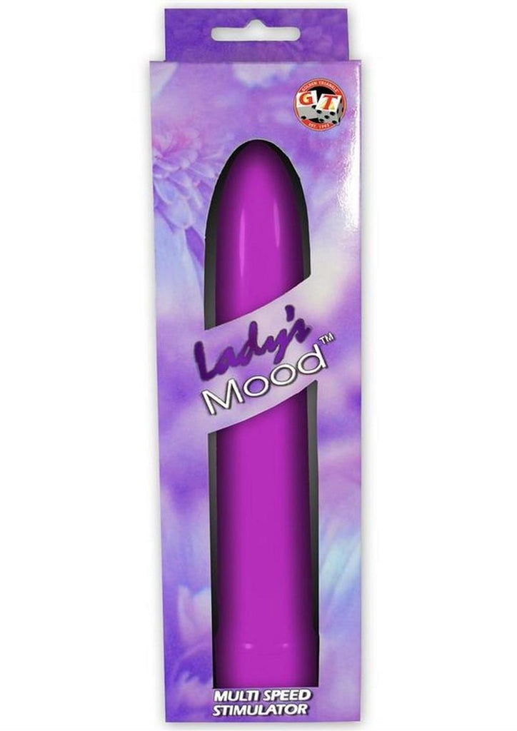 Lady's Mood Plastic Vibrator - Lavender/Purple