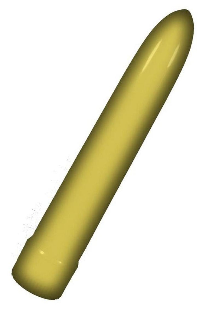 Lady's Mood Plastic Vibrator - Yellow