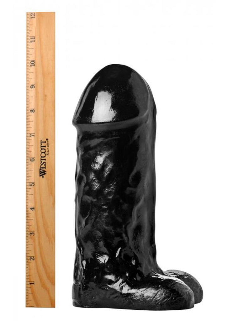 Master Cock The Cyclops 10in Dildo - Black