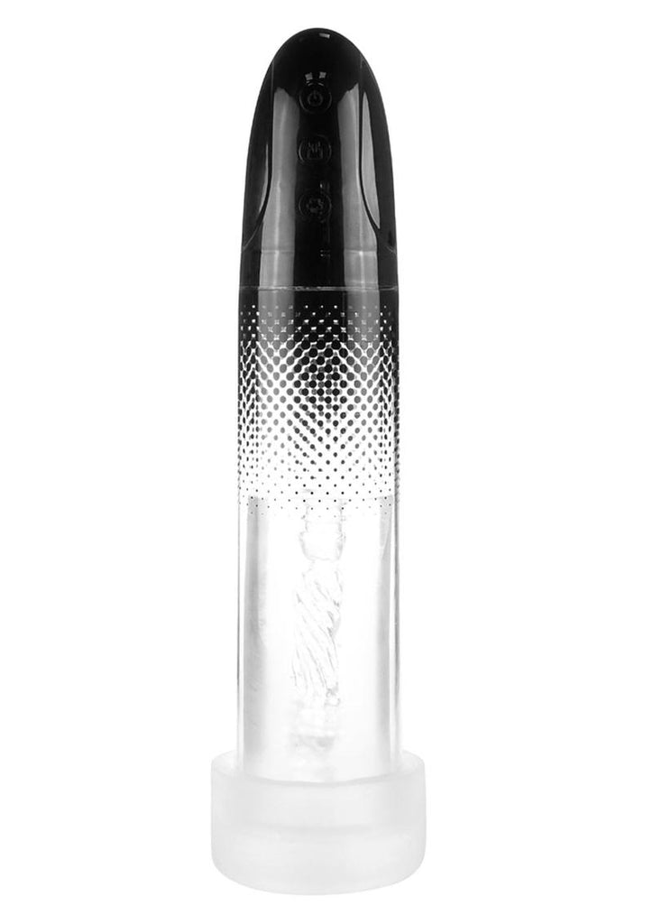 ME YOU US Platinum Duo Automatic Penis Pump Rechargeable Masturbator - Black/Clear