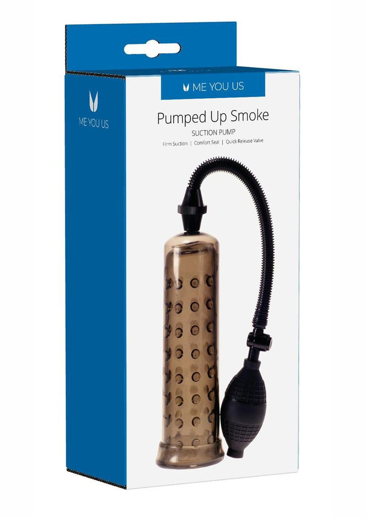 ME YOU US Pumped Up Smoke Penis Pump - Black/Smoke