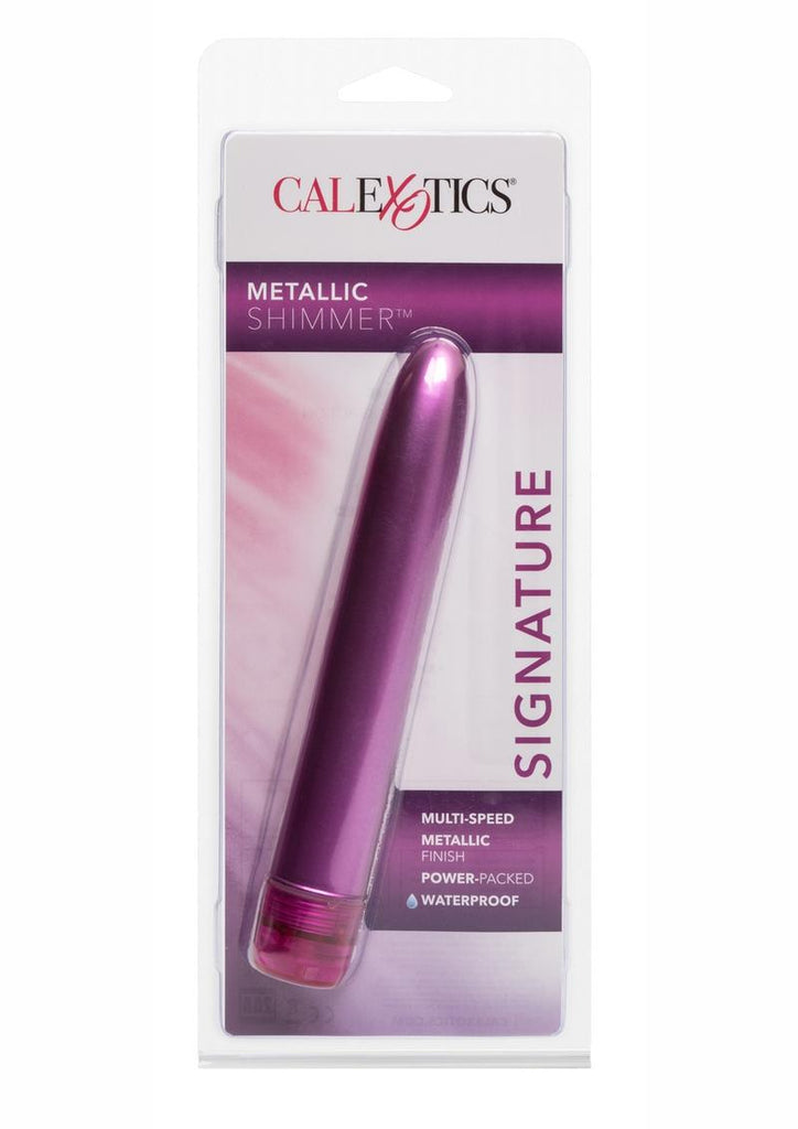 Metallic Shimmer Vibrator - Pink/Purple