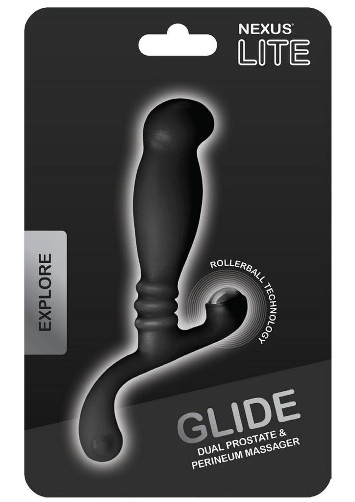 Nexus Glide Prostate and Perineum Massager - Black