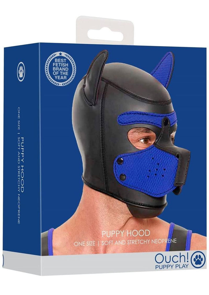 Ouch! Neoprene Puppy Hood - Blue