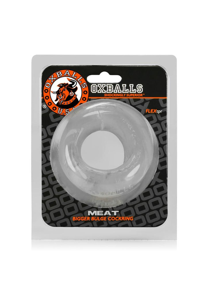 Oxballs Meat Padded Cock Ring - Clear