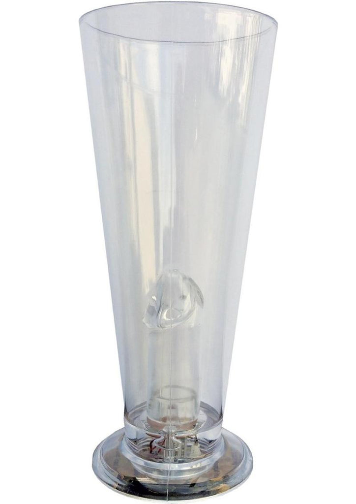 Party Pecker Light Up Party Beer Glass - Clear