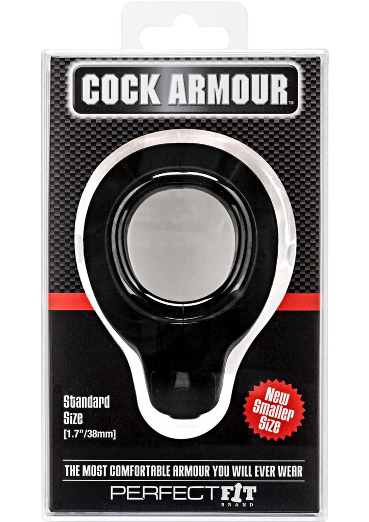 Perfect Fit Cock Armour Standard Cock Ring - Black