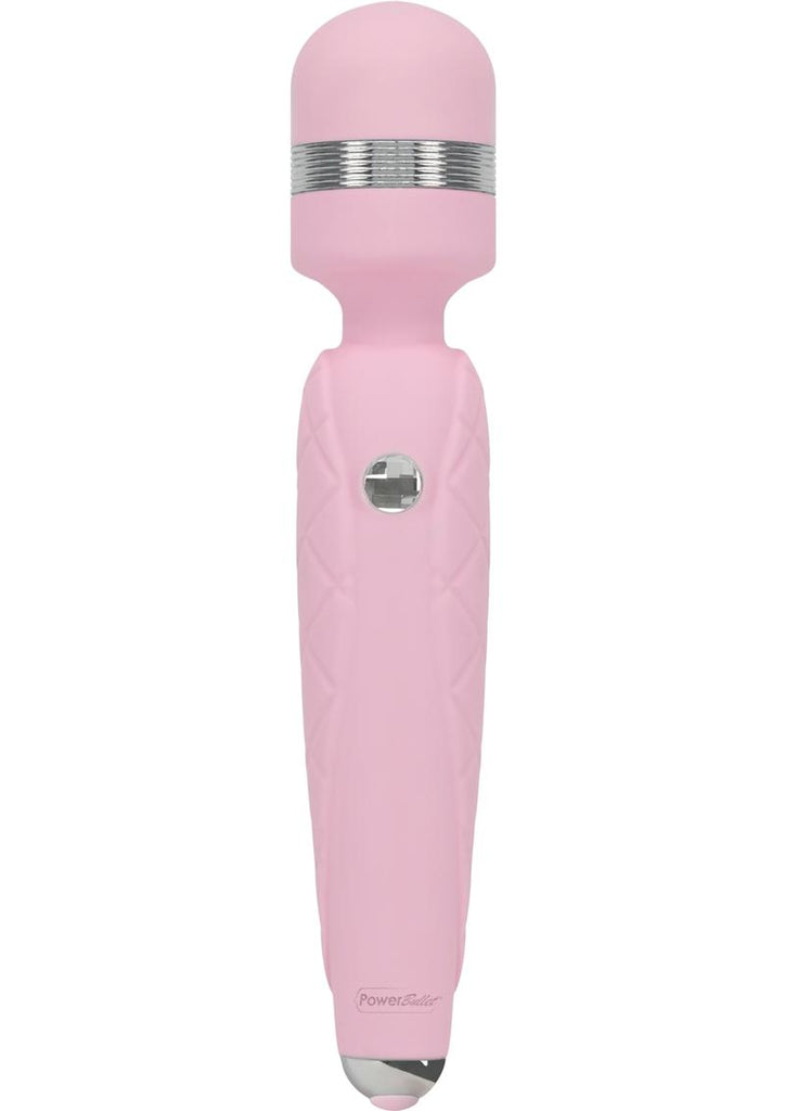 Pillow Talk Cheeky Silicone Rechargeable Wand Massager - Pink