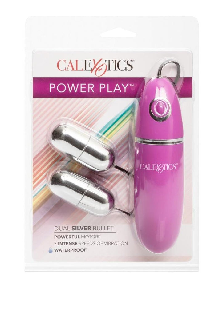 Power Play Dual Silver Bullets - Pink/Silver
