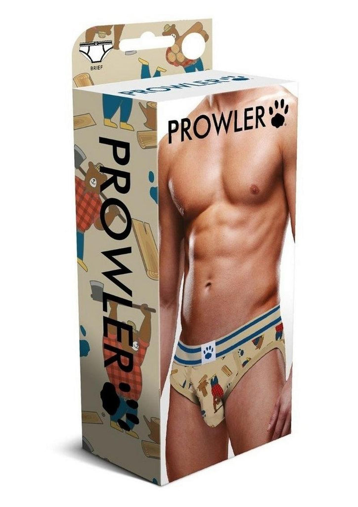 Prowler Lumberbear Brief - Blue/Brown - XSmall