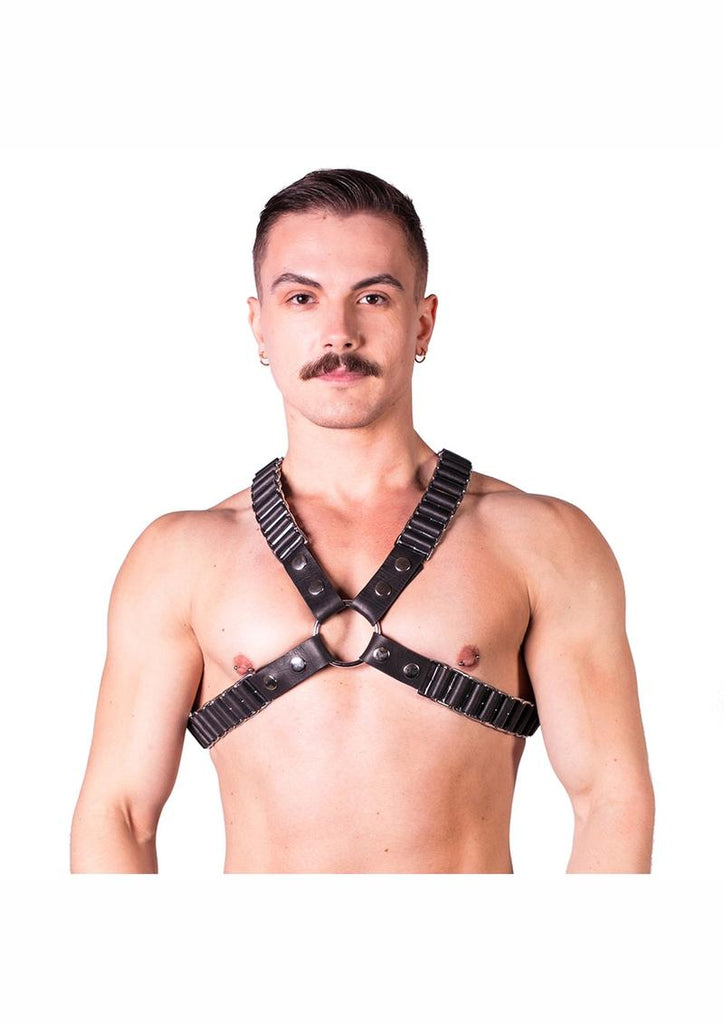 Prowler Red Ballistic Harness - Black/Multicolor/Silver - Medium