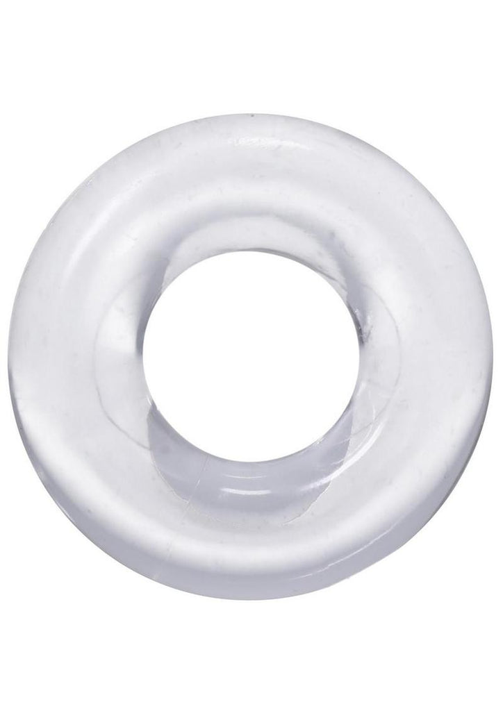 Rock Solid The 3x Donut Cock Ring - Clear - 3XLarge