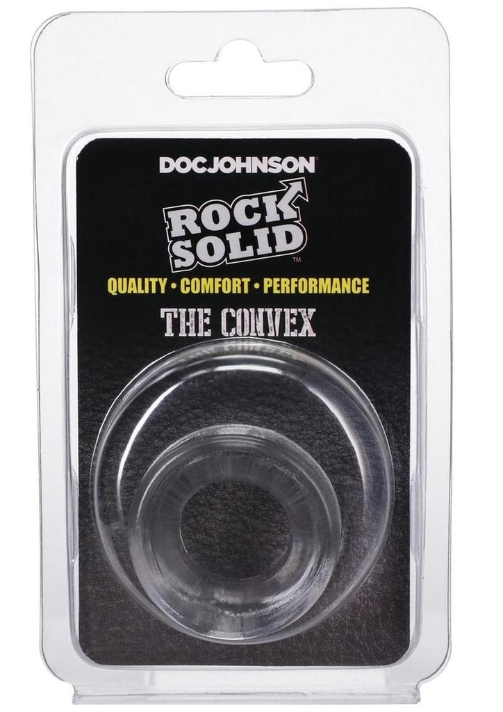 Rock Solid The Convex Cock Ring - Clear