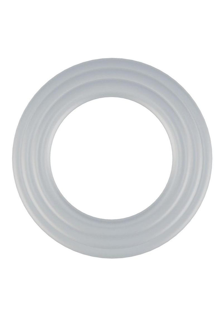 Rock Solid Tri-Pack Silicone Gasket Cock Ring - White