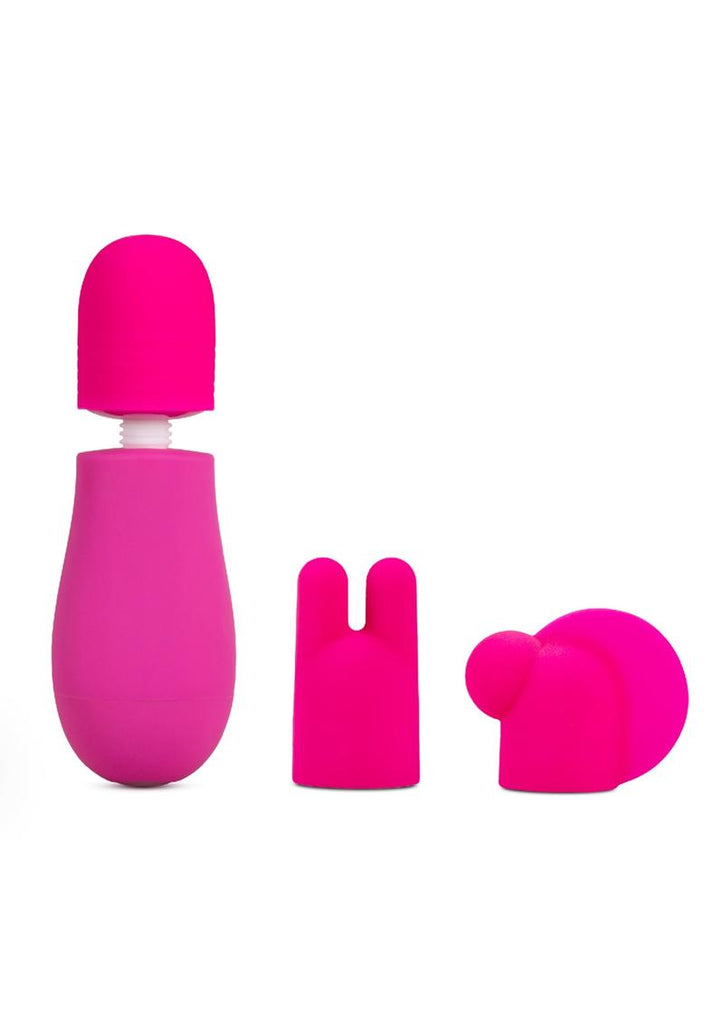 Rose Petite Massage Wand Kit - Pink - Set Of 3