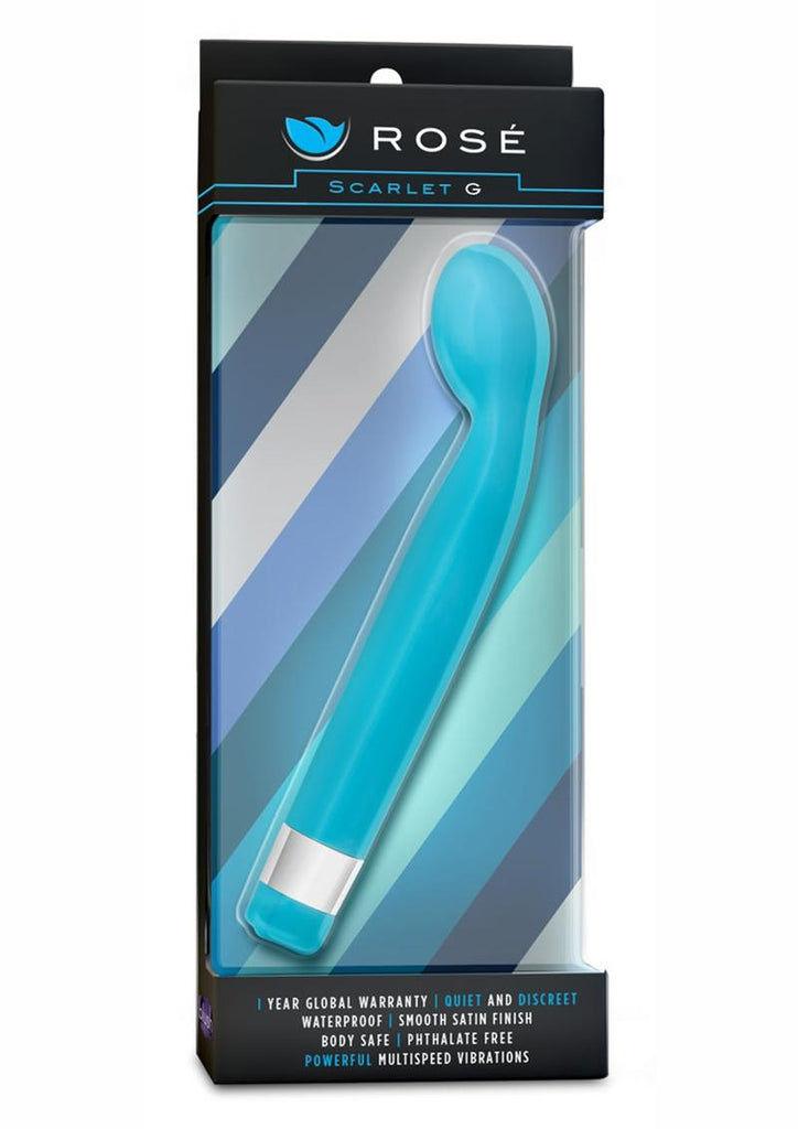 Rose Scarlet 'G' G-Spot Vibrator - Blue