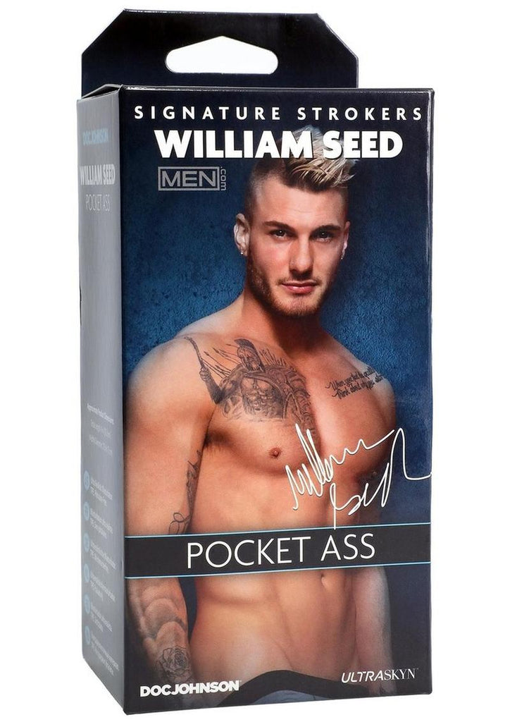 Signature Strokers William Seed Pocket Ass Masturbator - Vanilla