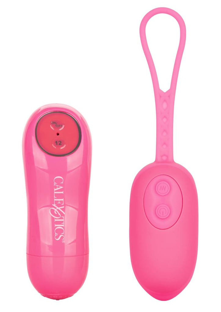 Silicone Remote Kegel Exerciser with Remote - Pink