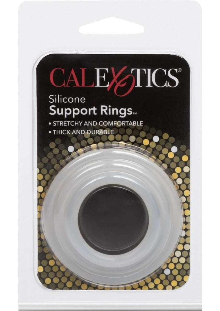 Silicone Support Rings Cock Rings - Clear - 3 Piece Set