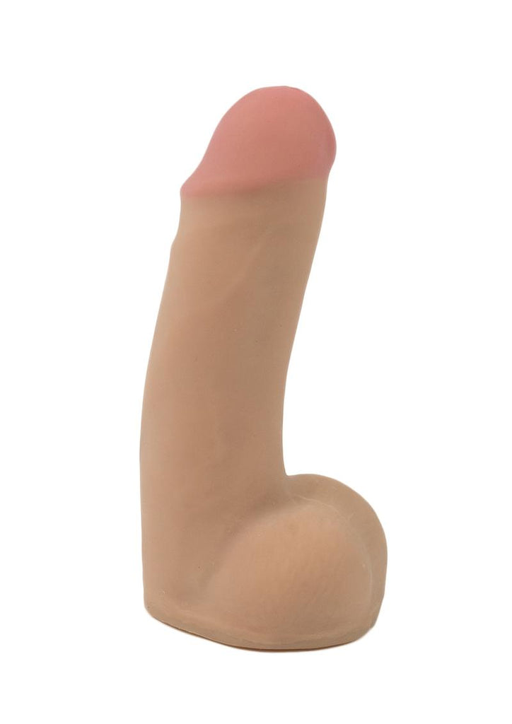 Squirtz Cyberskin Squirting Dildo with Balls - Vanilla - 6.5in