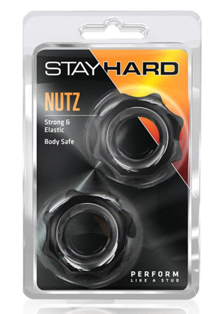 Stay Hard Nutz Cock Ring - Black